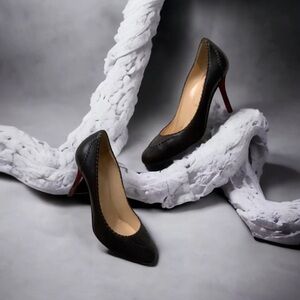 Authentic Christian Louboutin Marpelissimo Twisted Pump Heels Size 38